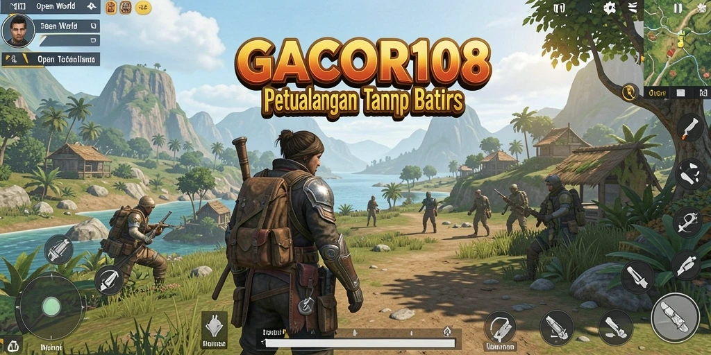 Antarmuka GACOR108 menampilkan dunia terbuka dengan grafik yang memukau.