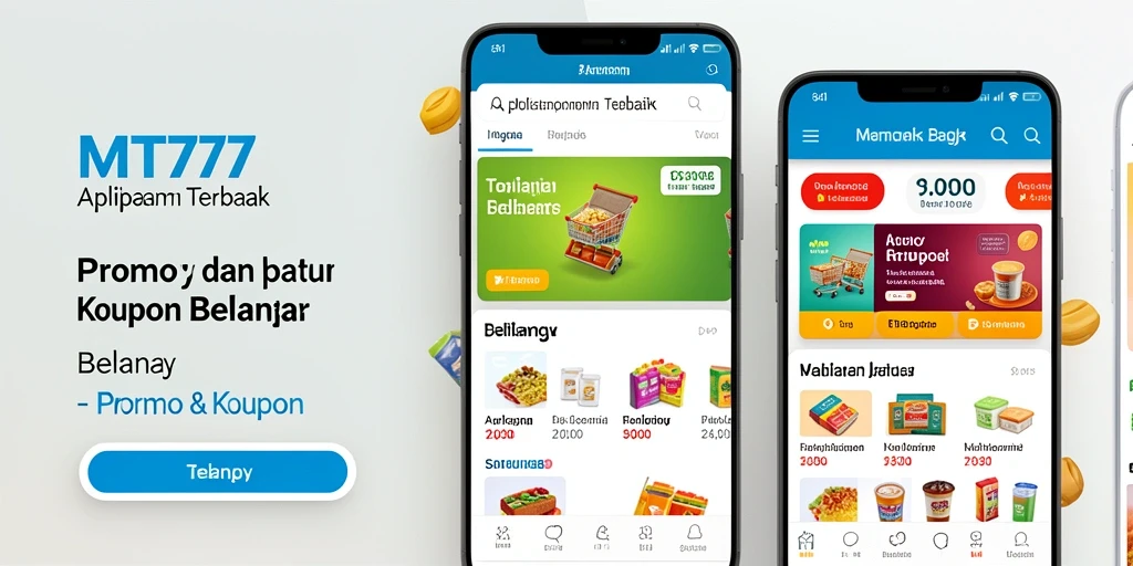 Antarmuka MT777 yang intuitif dengan berbagai promo menarik.